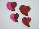 Herz z.Streuen ROT-PINK 36 St.