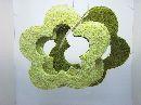 Blume offen APFELGRUEN 35cm