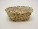 Brotkorb oval Weide geschält 20x14H8cm