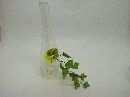 Flasche m. Glasblasen GELB 28,5cm