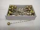 Nadel m.Perle GOLD x48/9 cm