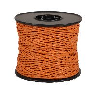 Papierkordel mit Draht ORANGE 82 2mm