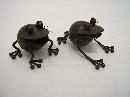 Frosch 2 Mod. DUNKELBRAUN 14,5x9,5