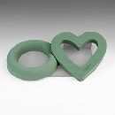 Oasis® Bioline® GRÜN für Urnen 7306 Ring/Herz 67x37x14,5cm