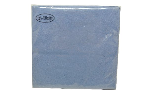 Servietten Uni BLAU 33cm 20St.