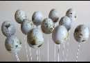 Wachteleier a.Draht Kunstst. NATUR 12St./Btl