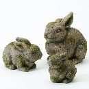 Hase BRAUN-GRÜN 22cm