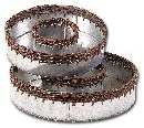 Pflanzschale Weide Zink Weide ZINK Ring S/2 30-40cm