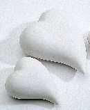 Herz Aika WEISS 10cm
