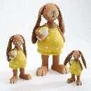 Hase Rudi GELB 19cm