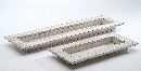Schale WEISS ABGEW. 95228 38x17x3,5 cm
