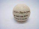Kugel m. Spruch 2 Mod. CREME Ø12cm