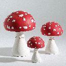 Fliegenpilz ROT-WEISS 7 cm, Keramik