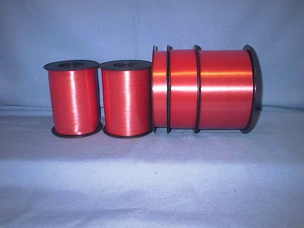 Kräuselband, Ziehband ROT 11 19mm 100m S.Sch