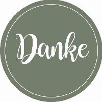 Aufkleber Danke 10094 500 Stück Box Ø3,5cm auf Rolle