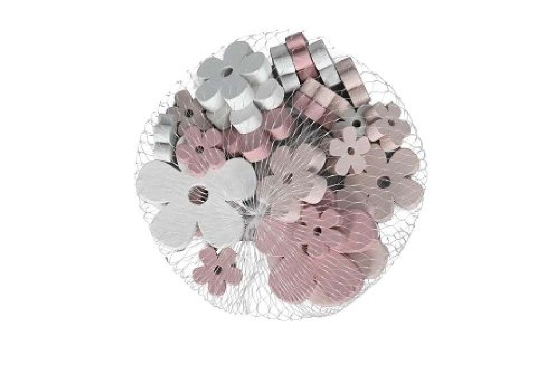 Streublüte Marry ROSA-WEISS-PINK 680101 Holz 2,5+4+6cm Dicke=0,7cm