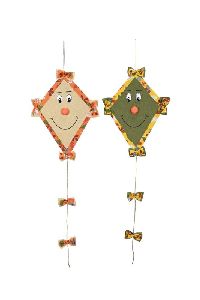 Drache Herbstwind GRÜN-ORANGE 652284 28xH40cm  GL:ca90cm